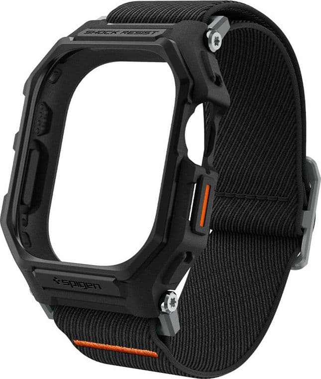 Spigen Lite Fit "Pro" - Case with Strap for Apple Watch Ultra 1/2 49 mm (Matte Black) - 8