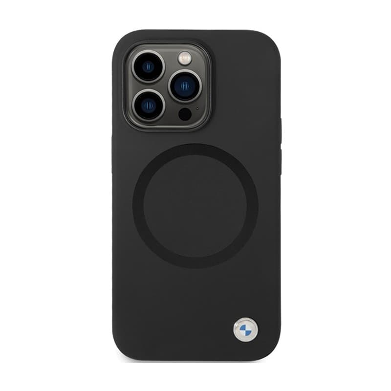 BMW Signature Liquid Silicone MagSafe - Case for iPhone 14 Pro Max (black) - 3