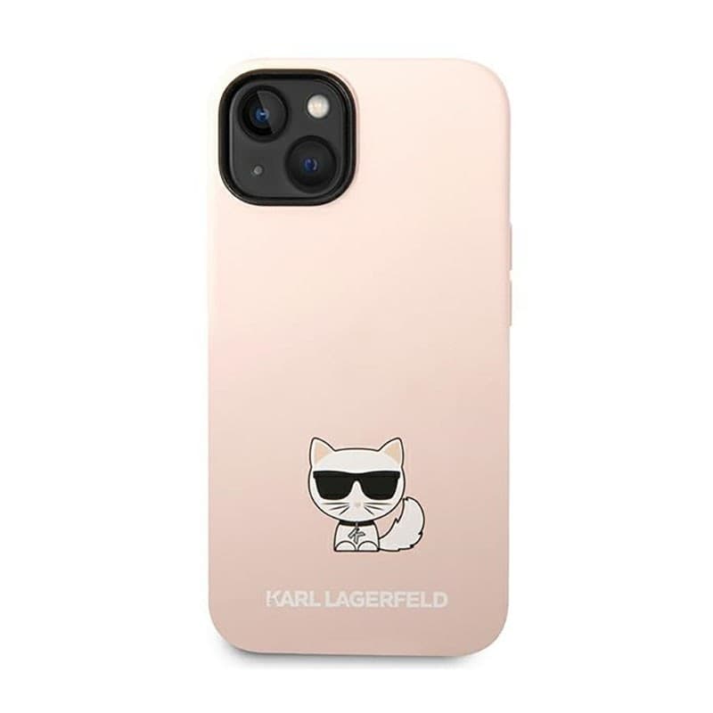 Karl Lagerfeld Choupette Body - Case for iPhone 14 Plus (Light Pink) - 3