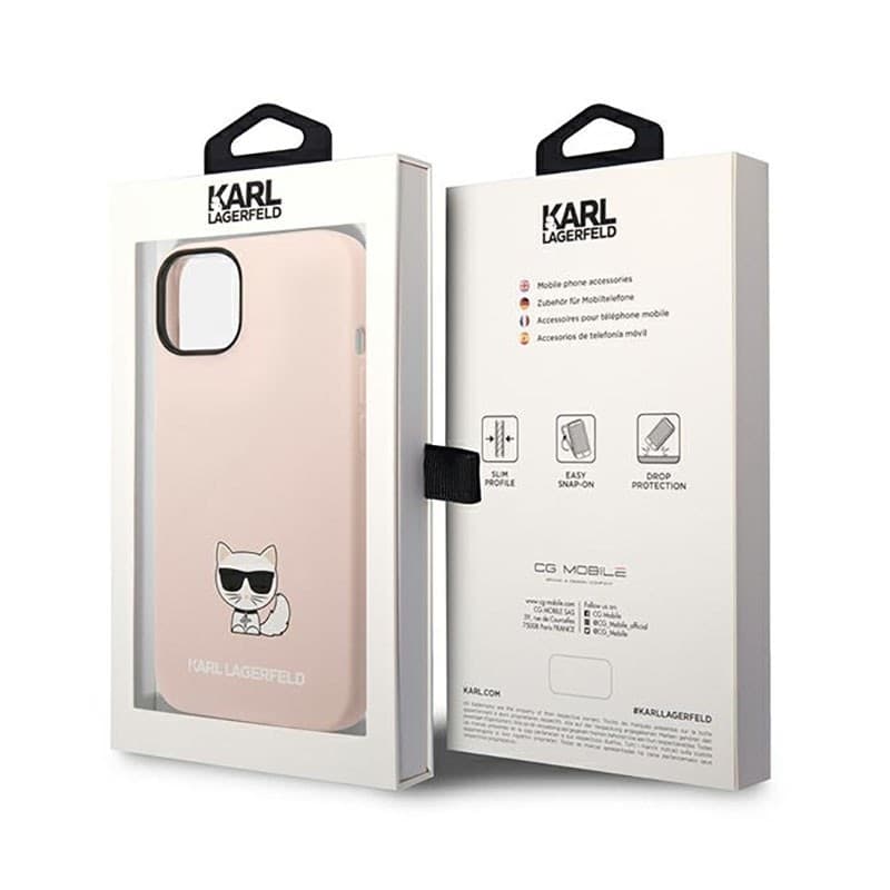 Karl Lagerfeld Choupette Body - Case for iPhone 14 Plus (Light Pink) - 8
