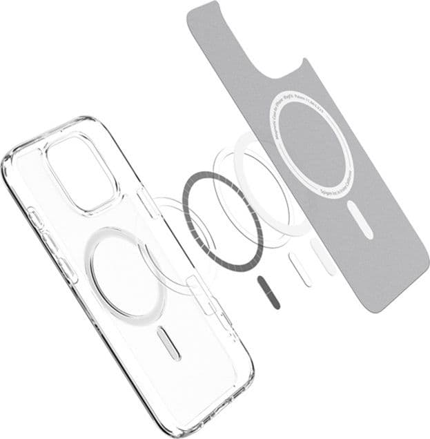 Spigen Ultra Hybrid Mag MagSafe - Case for iPhone 16 Pro (Frost Clear) - 4