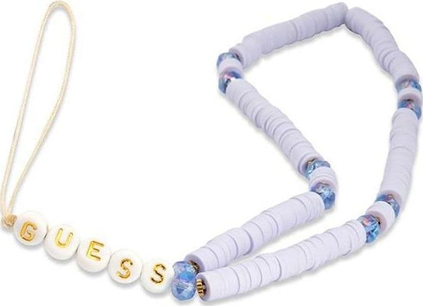 Guess Phone Strap Beads Heishi Lilac - 4