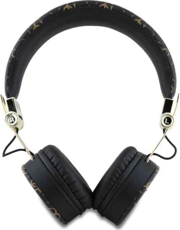 Guess 4G Triangle Round Shape - Wireless Over-Ear Bluetooth ENC Headphones (Black) - 3