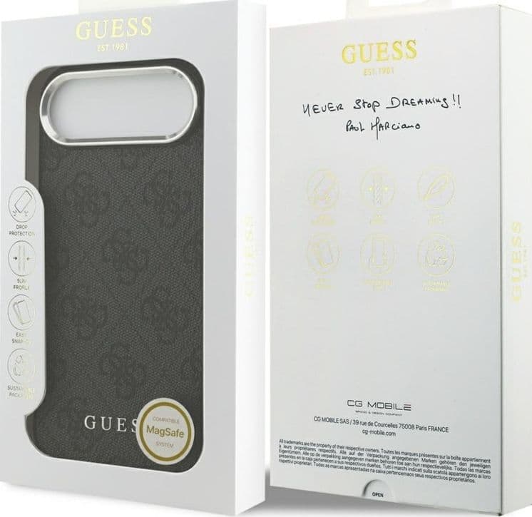 Guess 4G Classic Logo MagSafe - Custodia per iPhone Air (nera) - 8
