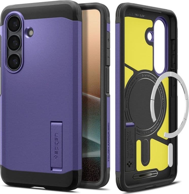 Spigen Tough Armor MagSafe - Custodia per Samsung Galaxy S26+ (viola cenere) - 2
