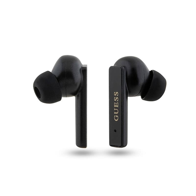 Guess Printed Logo - TWS Bluetooth headphones + charging case (black) - 3