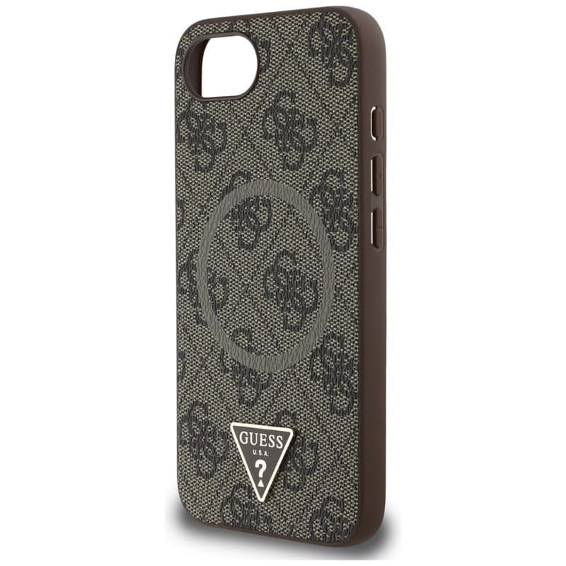 Guess 4G Ring Triangle Logo MagSafe - Case for iPhone 16e (brown) - 6