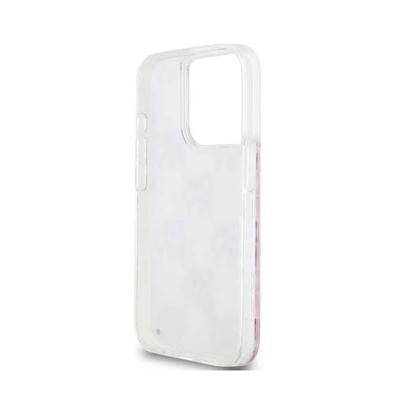 DKNY Liquid Glitter Multilogo - Case for iPhone 15 Pro (pink) - 7