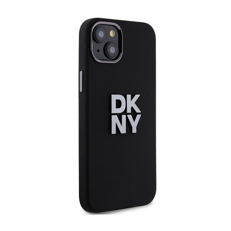 DKNY Liquid Silicone Metal Logo - Case for iPhone 15 Plus / 14 Plus (black) - 3