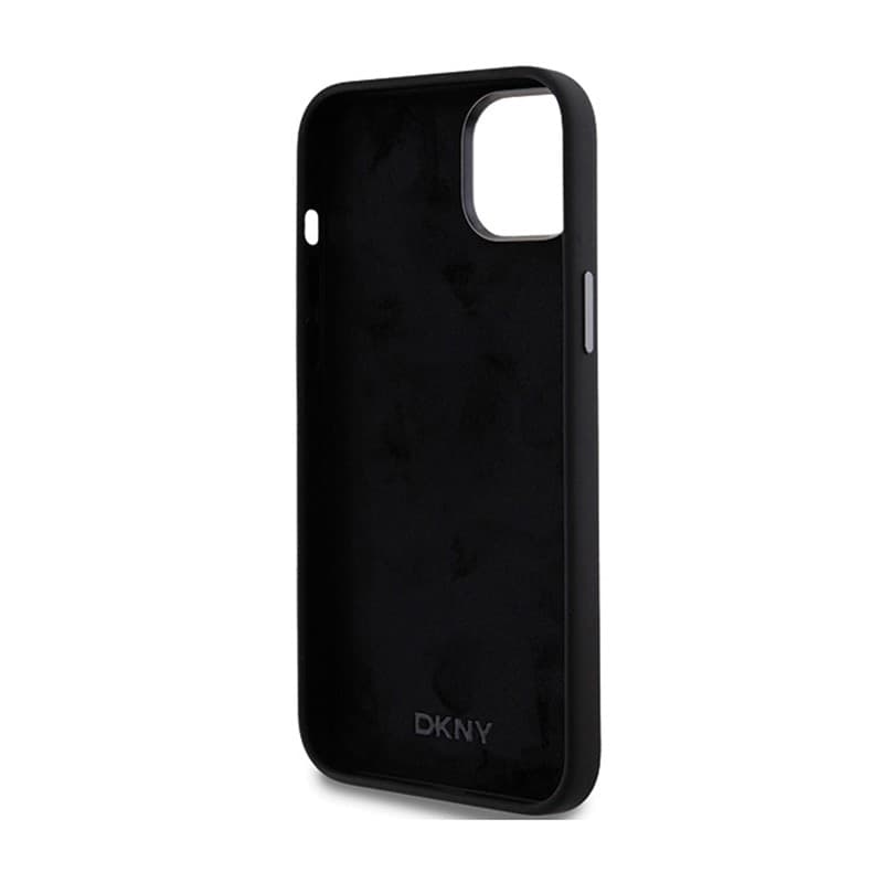 DKNY Liquid Silicone Metal Logo - Case for iPhone 15 Plus / 14 Plus (black) - 6