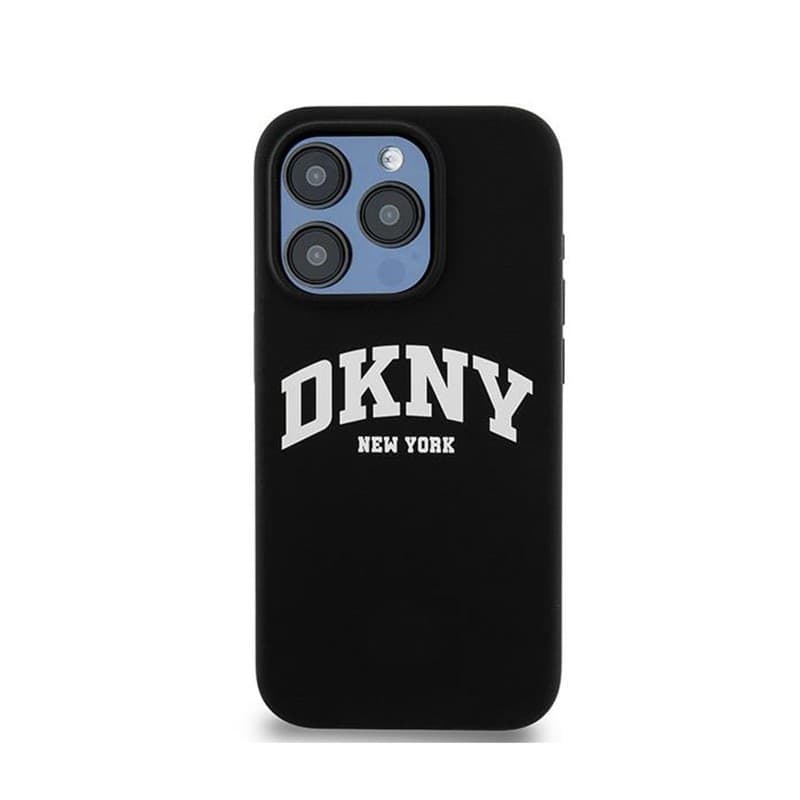 DKNY Liquid Silicone White Printed Logo MagSafe - Case for iPhone 13 Pro (black) - 3