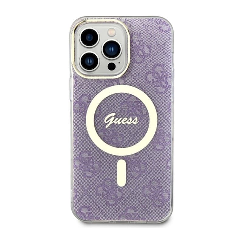 Guess 4G MagSafe - Case for iPhone 14 Pro Max (Purple) - 3