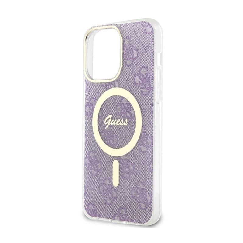Guess 4G MagSafe - Case for iPhone 14 Pro Max (Purple) - 6