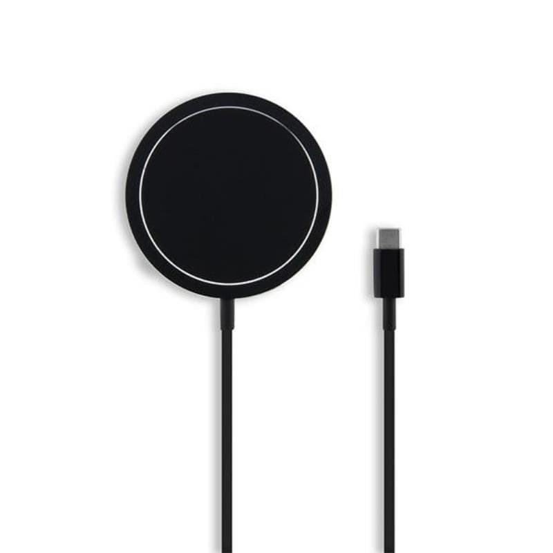 Mercedes Big Silver Logo - MagSafe 15W Inductive Charger (black) - 3