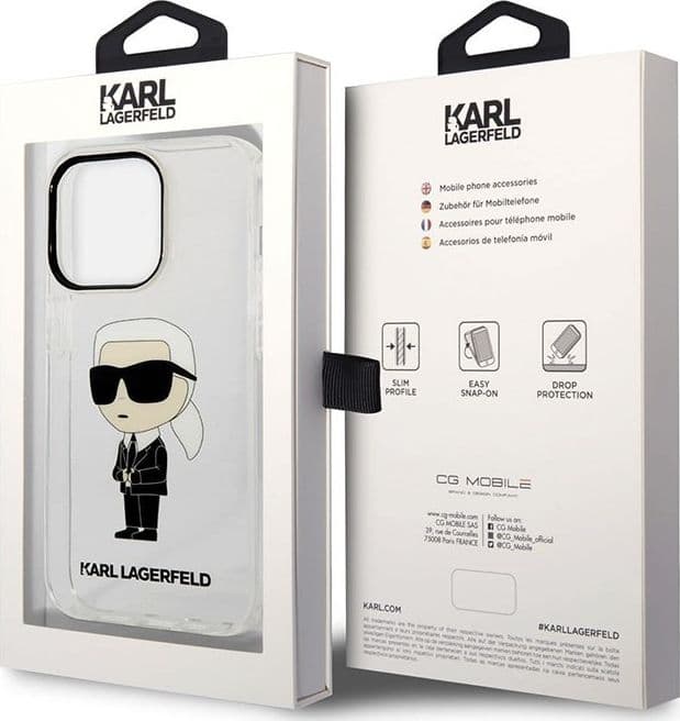 Karl Lagerfeld IML NFT Ikonik - Case for iPhone 14 Pro (Clear) - 6