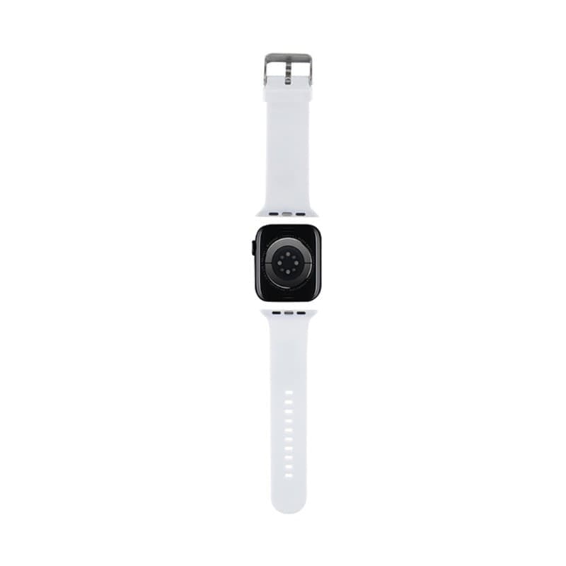 Karl Lagerfeld 3D Rubber Karl Heads NFT - Strap for Apple Watch 38/40/41 mm (white) - 2