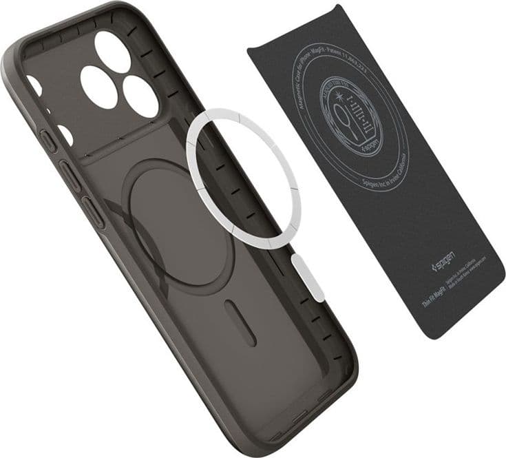 Spigen Thin Fit Mag MagSafe - Custodia per iPhone 18 Pro Max / 17 Pro Max (Gunmetal) - 5