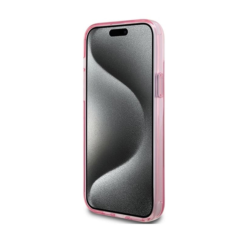 Karl Lagerfeld Ring Stand Karl & Choupette MagSafe - iPhone 15 Plus Case (pink) - 5