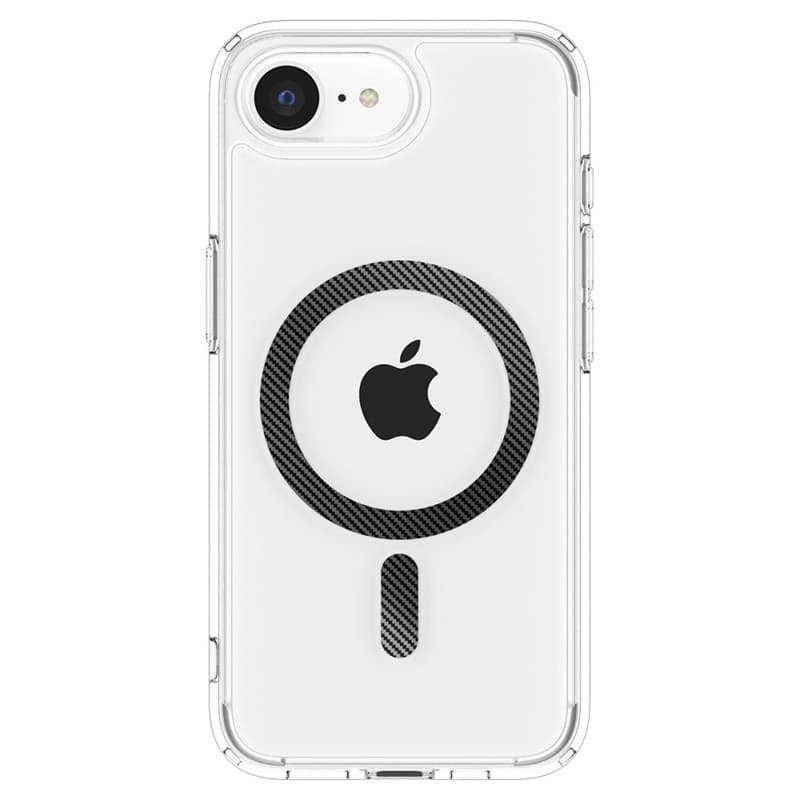Spigen Ultra Hybrid Mag MagSafe - Custodia per iPhone 17e / 16e (fibra di carbonio) - 2