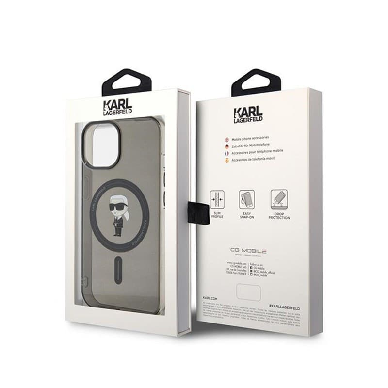 Karl Lagerfeld IML Ikonik MagSafe - iPhone 15 Case (black) - 8