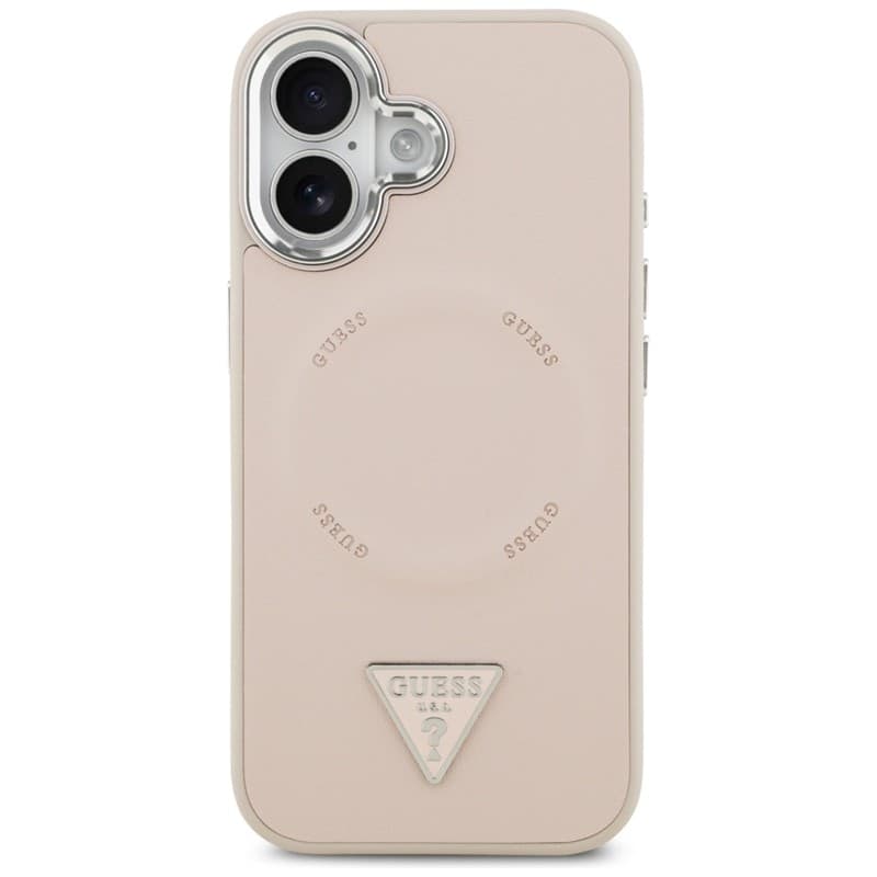 Guess Triangle Logo MagSafe - Case iPhone 17 (Pink) - 3