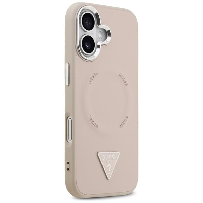 Guess Triangle Logo MagSafe - Case iPhone 17 (Pink) - 4