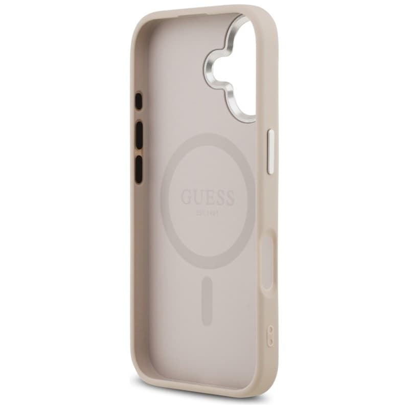 Guess Triangle Logo MagSafe - Case iPhone 17 (Pink) - 7