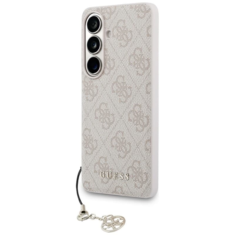 Guess 4G Classic Logo Charm MagSafe - Custodia per Samsung Galaxy S26 (Rosa) - 2