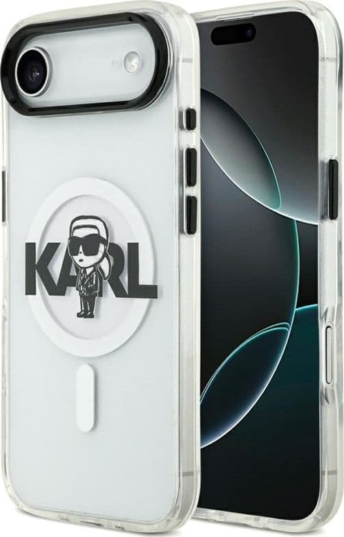 Karl Lagerfeld IML Karl Sketch Logo MagSafe - Case iPhone Air (transparent)