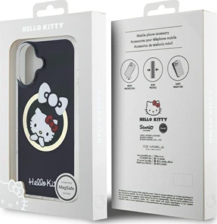 Hello Kitty IML Fun Bow MagSafe - Case for iPhone 16 (black) - 8
