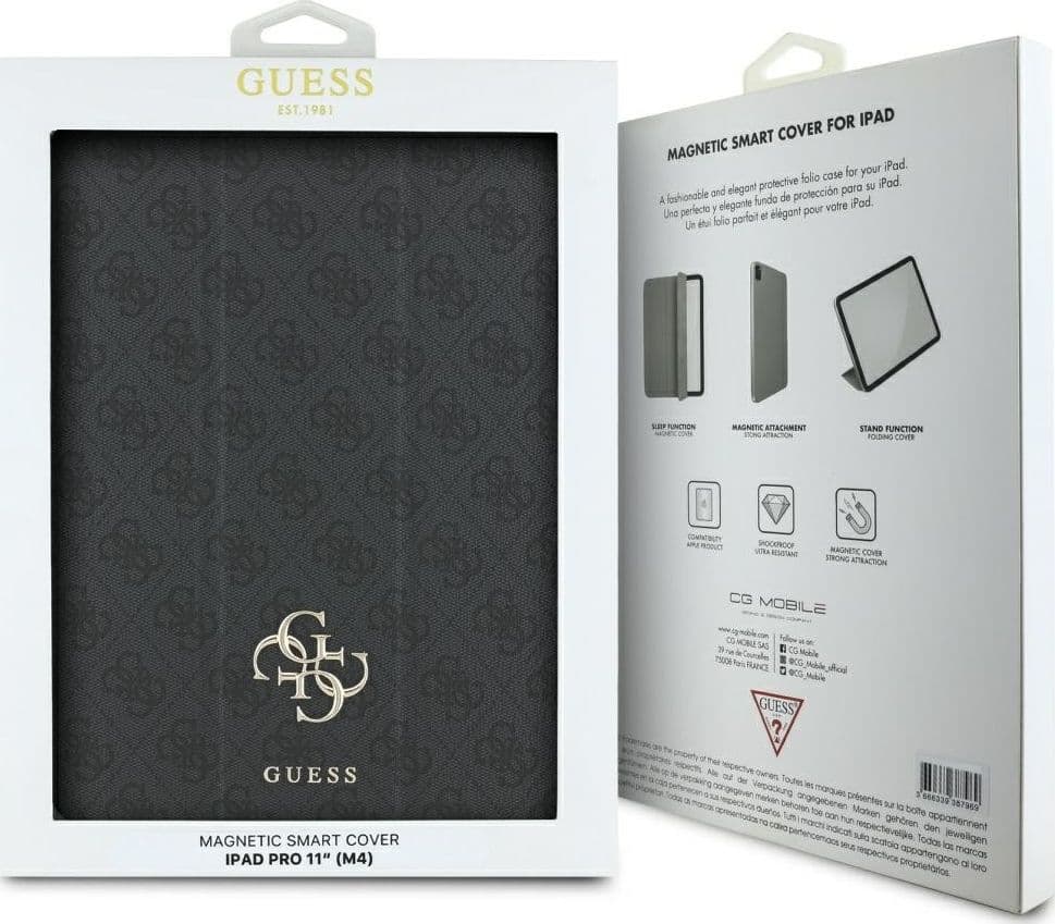 Guess Magnetic 4G Big Logo - Case iPad Pro 11" M4 (2024) (black) - 6