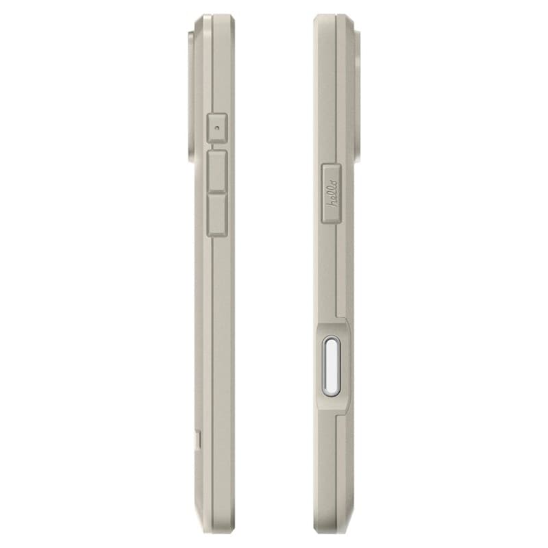 Spigen Classic LS MagSafe - Custodia per iPhone 17 Pro Max (Pietra) - 5