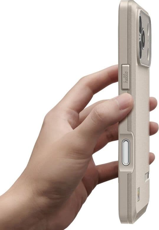 Spigen Classic LS MagSafe - Custodia per iPhone 17 Pro Max (Pietra) - 9