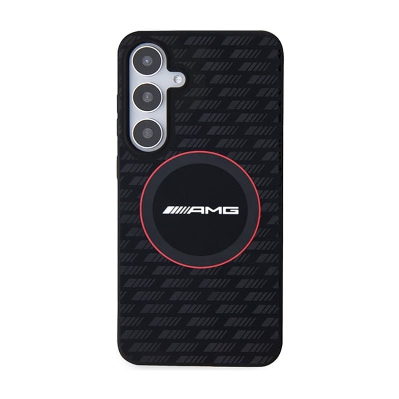 AMG Silicone Carbon Pattern MagSafe - Case for Samsung Galaxy S24+ (black) - 3