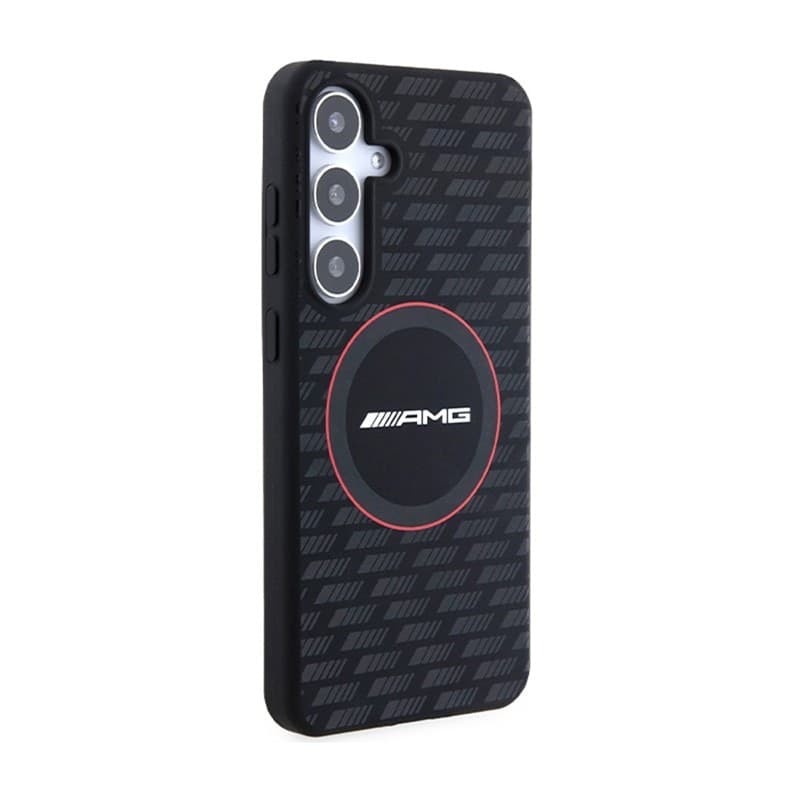 AMG Silicone Carbon Pattern MagSafe - Case for Samsung Galaxy S24+ (black) - 4