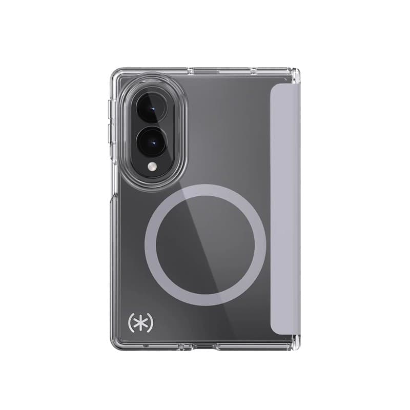 Speck Presidio Perfect-Clear Magnet - Custodia MagSafe per Samsung Galaxy Z Fold 8 (Trasparente) - 7
