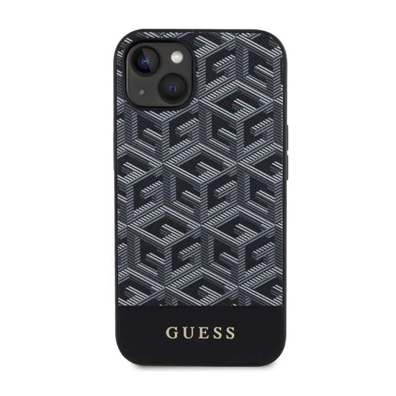 Guess GCube Stripes MagSafe - Case for iPhone 14 Plus (Black) - 3