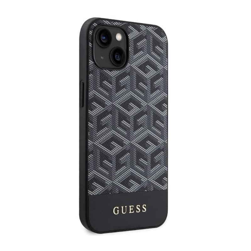 Guess GCube Stripes MagSafe - Case for iPhone 14 Plus (Black) - 4