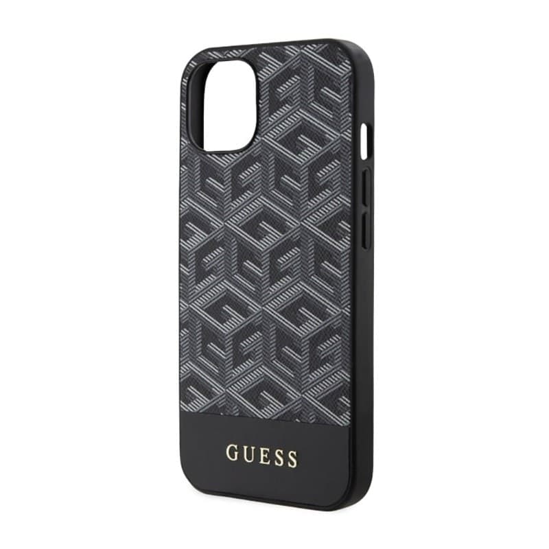 Guess GCube Stripes MagSafe - Case for iPhone 14 Plus (Black) - 6