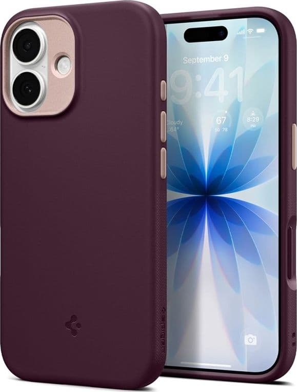 Spigen Nano Pop Mag MagSafe - Case for iPhone 17 (Burgundy Bean) - 2