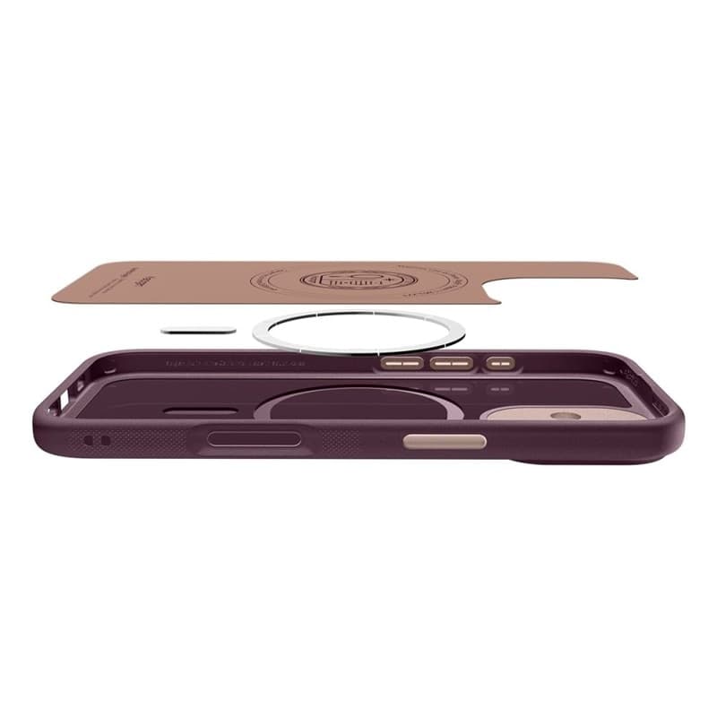Spigen Nano Pop Mag MagSafe - Case for iPhone 17 (Burgundy Bean) - 9