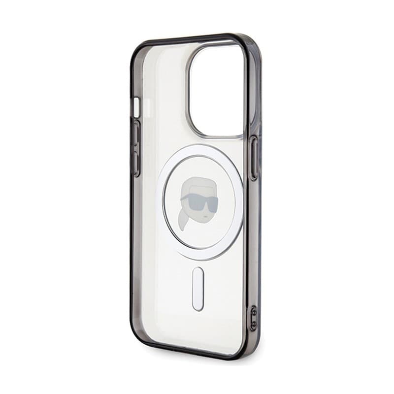 Karl Lagerfeld IML Karl Head MagSafe - iPhone 15 Pro Max Case (Transparent) - 7