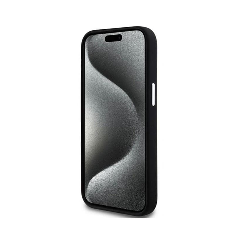 DKNY Liquid Silicone Small Metal Logo MagSafe - Case for iPhone 15 / 14 / 13 (black) - 5