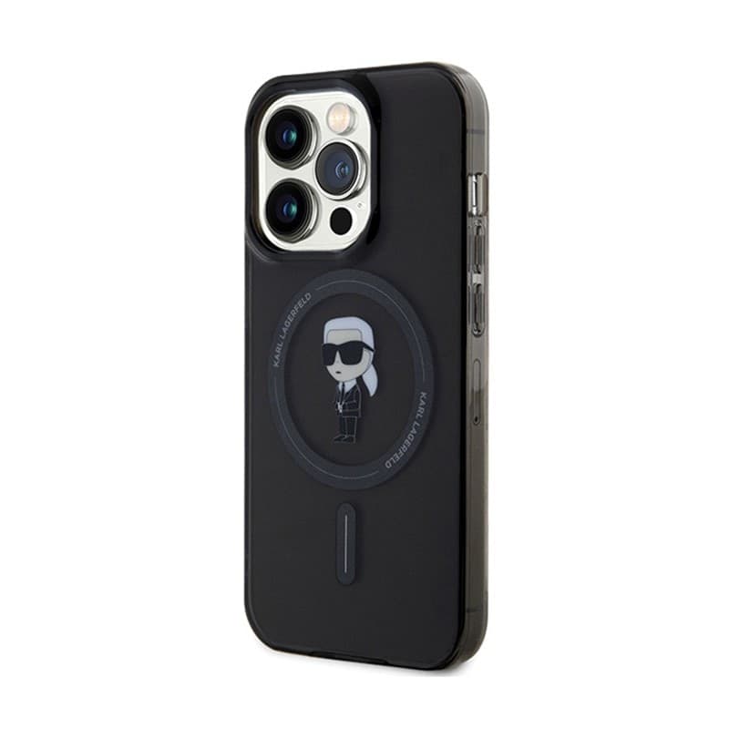 Karl Lagerfeld IML Ikonik MagSafe - iPhone 15 Pro Max Case (Black) - 2