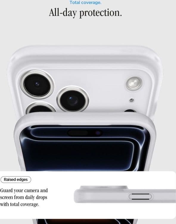 Spigen Ultra Hybrid Mag MagSafe - Custodia per iPhone 18 Pro / 17 Pro (Argento Classico) - 7