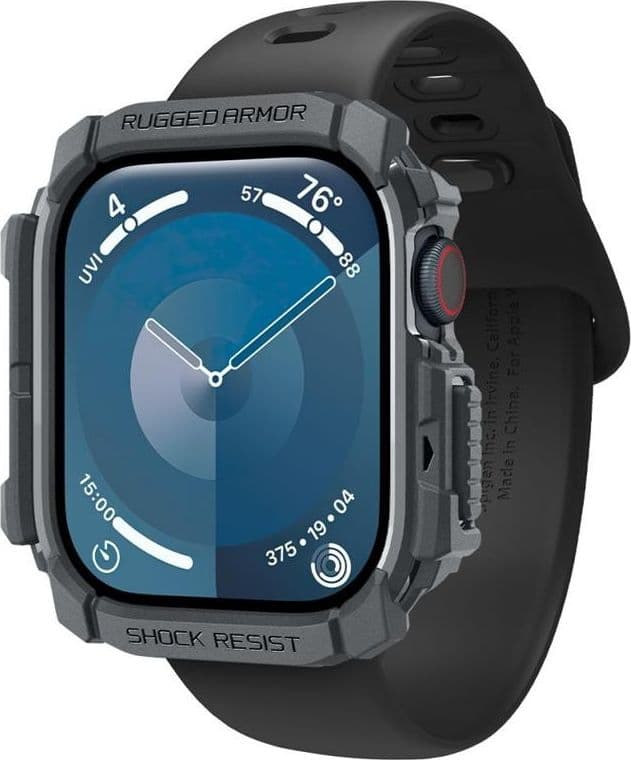 Spigen Rugged Armor - Case for Apple Watch 10 46 mm (Dark Grey) - 3