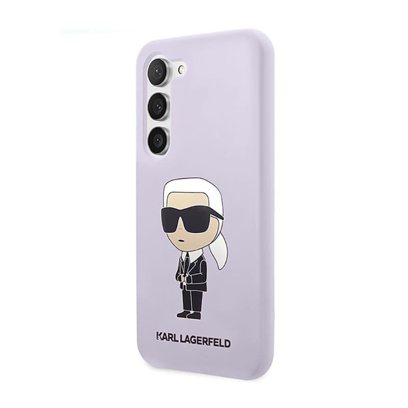 Karl Lagerfeld Silicone NFT Ikonik - Case for Samsung Galaxy S23+ (Purple) - 2