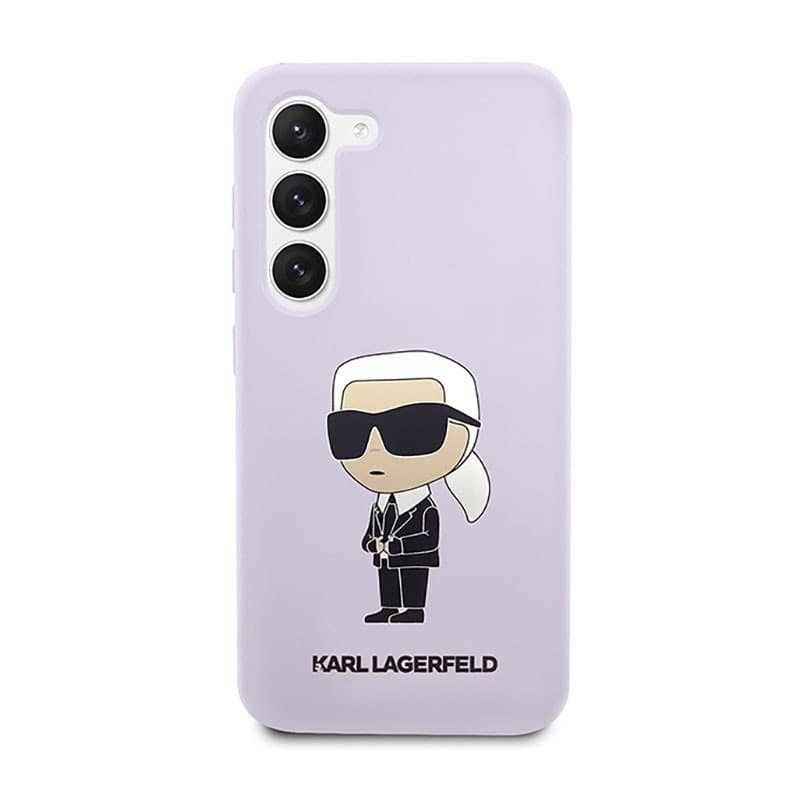 Karl Lagerfeld Silicone NFT Ikonik - Case for Samsung Galaxy S23+ (Purple) - 3