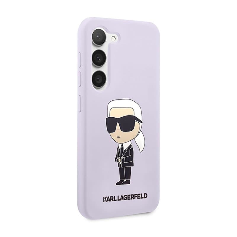 Karl Lagerfeld Silicone NFT Ikonik - Case for Samsung Galaxy S23+ (Purple) - 4