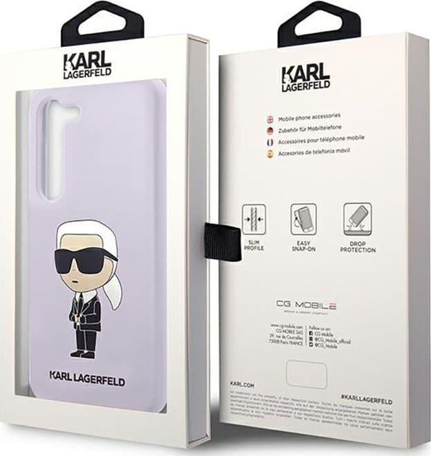 Karl Lagerfeld Silicone NFT Ikonik - Case for Samsung Galaxy S23+ (Purple) - 8